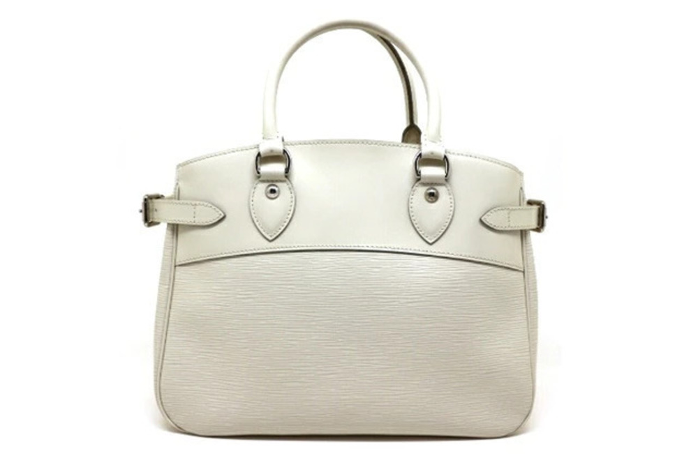 LOUIS VUITTON Bag Handbag Passy Epi Ivory White
